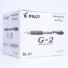 PILOT G-2 – Noir / Rouge / Bleu – Carton 12×12 (144 stylos)