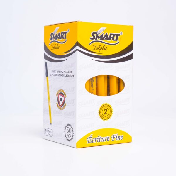 STYLO SMART INK PLUS 0.7 MM – Noir / Rouge / Vert – BOÎTE DE 50 PCS (770N / 770R / 770V)