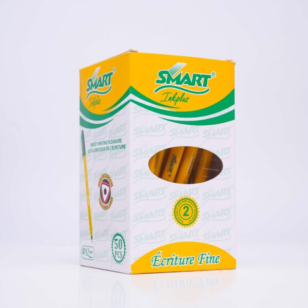 STYLO SMART INK PLUS 0.7 MM – Noir / Rouge / Vert – BOÎTE DE 50 PCS (770N / 770R / 770V)