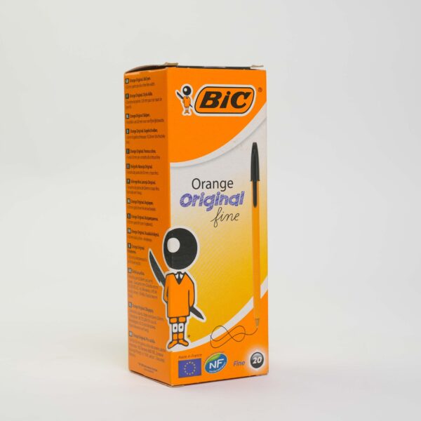 STYLO BIC ORANGE FINE – BOÎTE DE 20 – Bleu / Vert / Noir