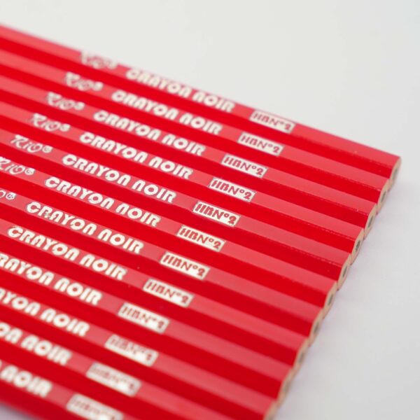 CRAYON HB2 ROUGE RIO – Boîte de 12 pcs (2.0 mm)